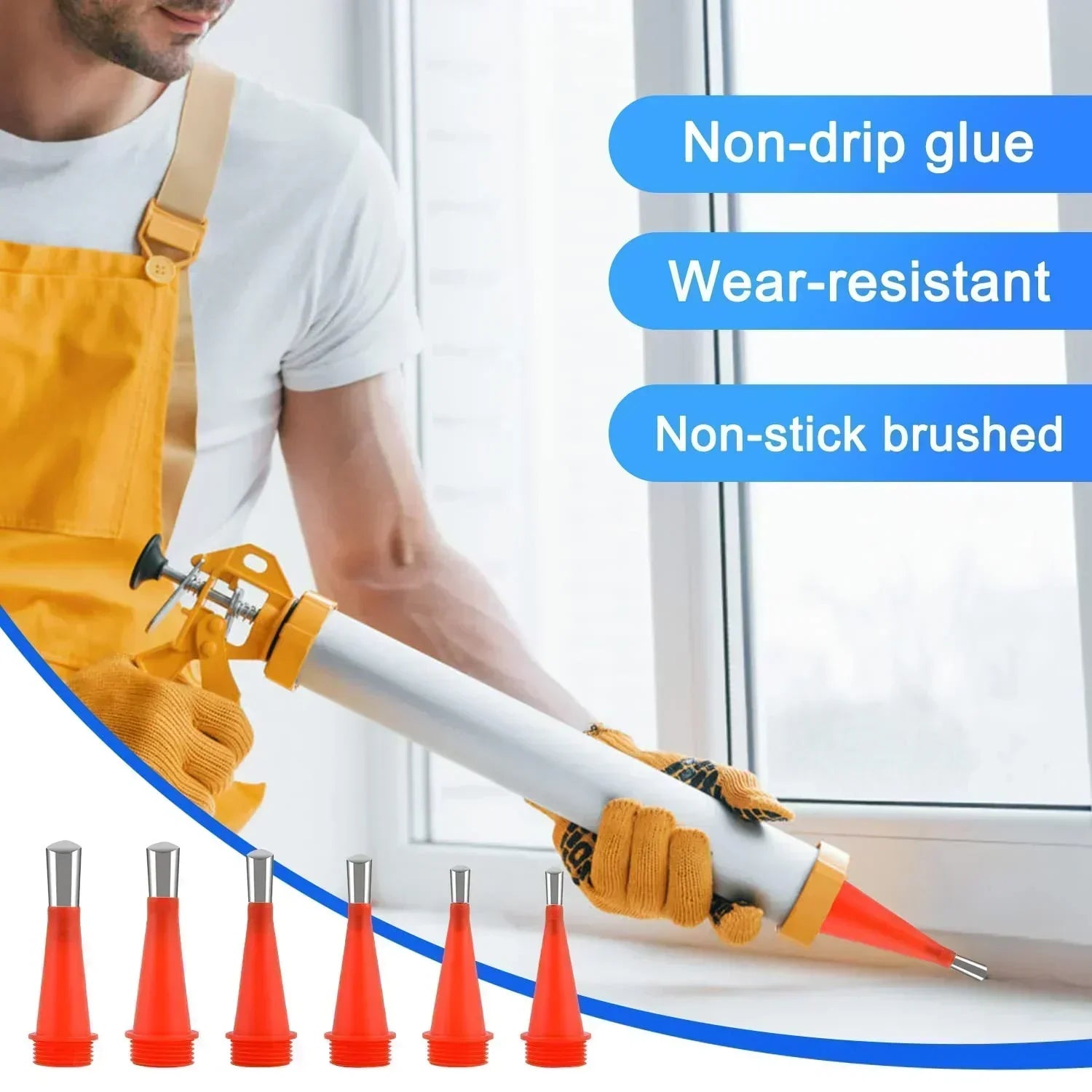 Dichtungswerkzeug Set Düsen Für Silikon Abdichtung Anwendung product image 2