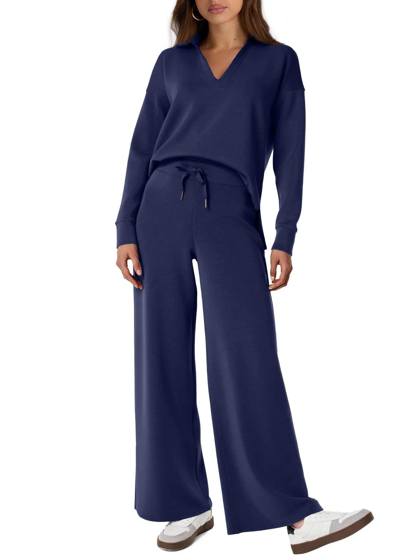Damen Zweiteiler Set Langarm Hose Freizeit Outfit product image 21