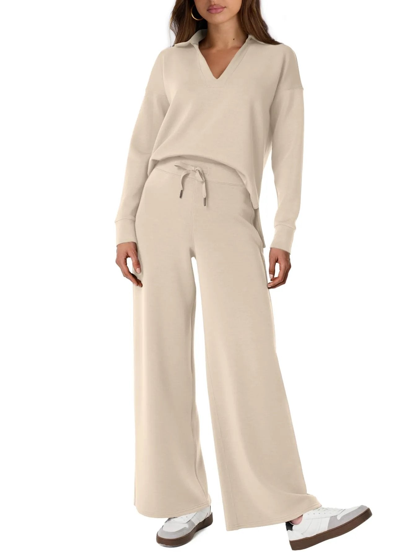 Damen Zweiteiler Set Langarm Hose Freizeit Outfit product image 33