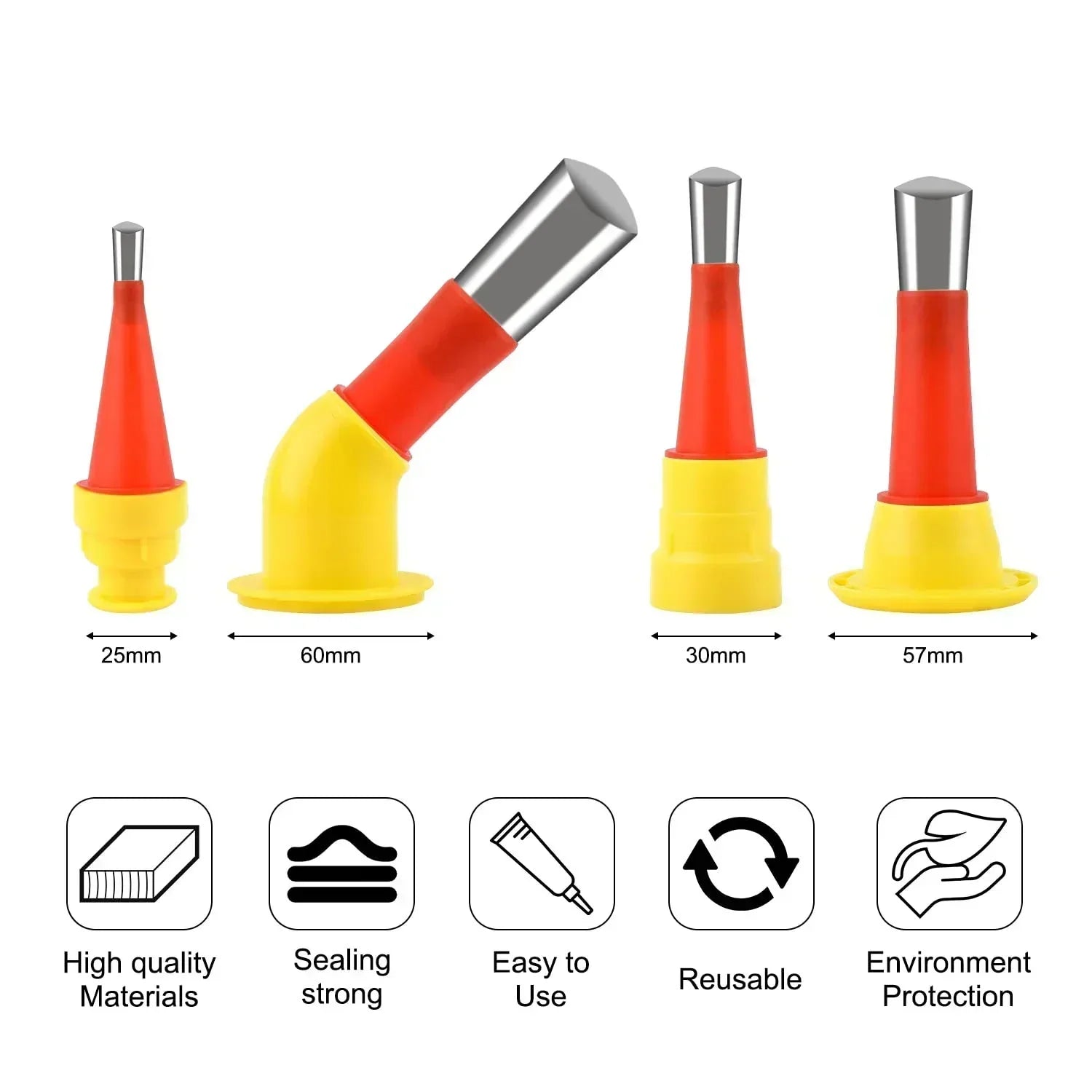 Dichtungswerkzeug Set Düsen Für Silikon Abdichtung Anwendung product image 11
