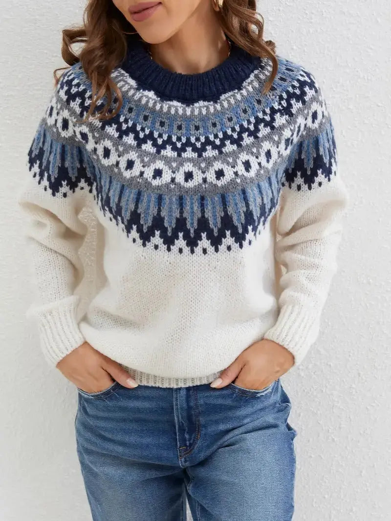 Gemütlicher Herbstpullover für Frauen