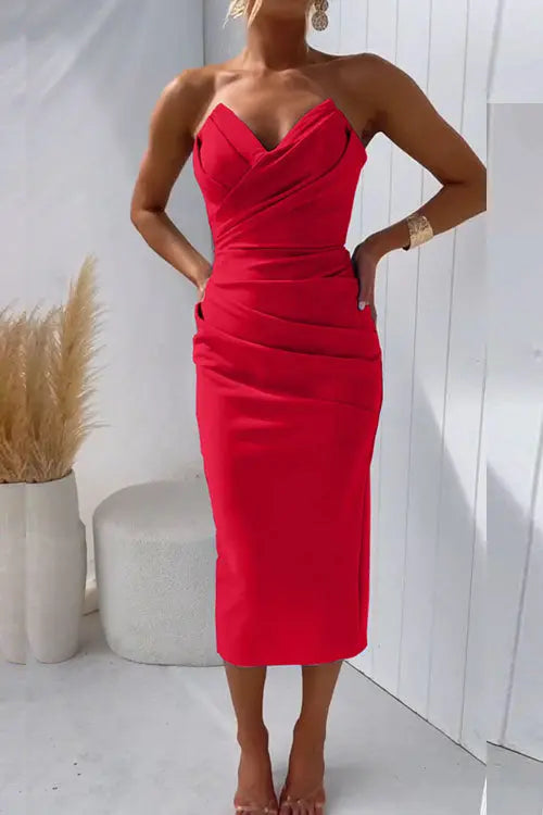 Elegantes Partykleid mit schmeichelnder Silhouette und leichtem Stoff für Frauen