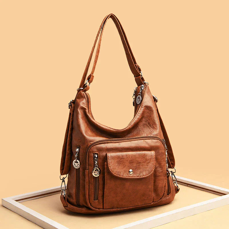 Chaia | Weiche Ledertasche mit großem Fassungsvermögen