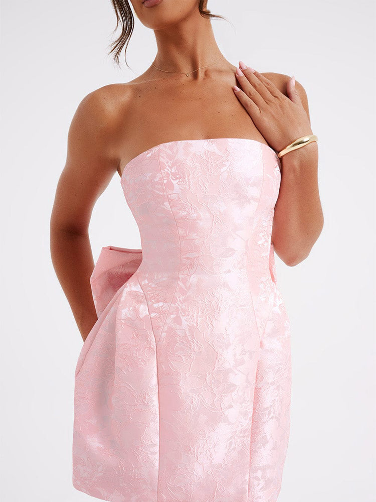 Fianna | Jacquard-Knoten-Minikleid