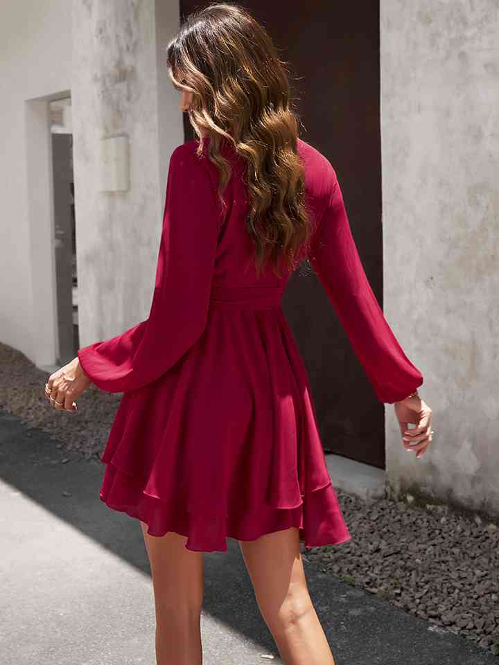 Giselda | Feminines Wickelkleid mit Volants