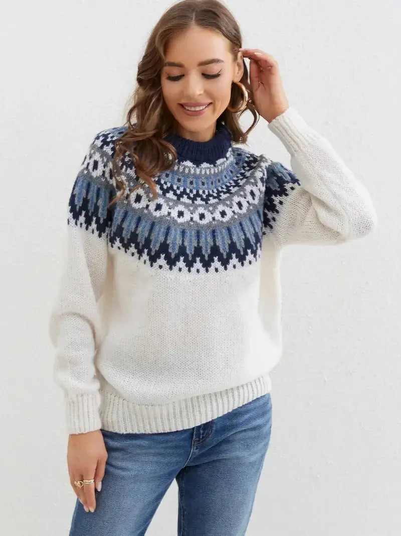 Gemütlicher Herbstpullover für Frauen