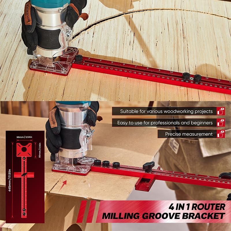 WoodMate™ – 3-in-1-Fräsführung für präzise & professionelle Holzarbeiten [50 % Rabatt]