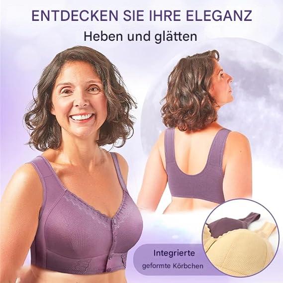 Estella™ – Baumwoll-BH mit Vorderöffnung für Senioren mit Komfort [1 + 1 Gratis]