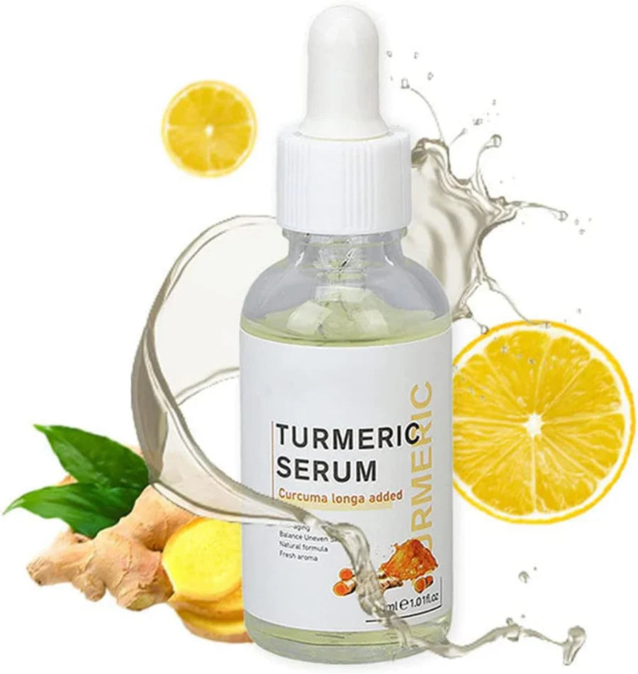 TurmicGlow™ – Dunkle Flecken korrigierendes Kurkuma-Serum [1 + 1 Gratis]