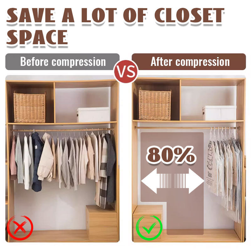 Vakuumbeutel für Kleidung Platzsparende Aufbewahrung Reisen Schrank product image 5