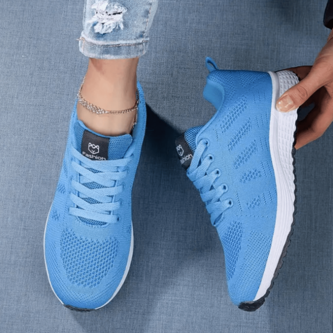 Atmungsaktive Schnür Sportschuhe Bequem und leicht Für Frauen