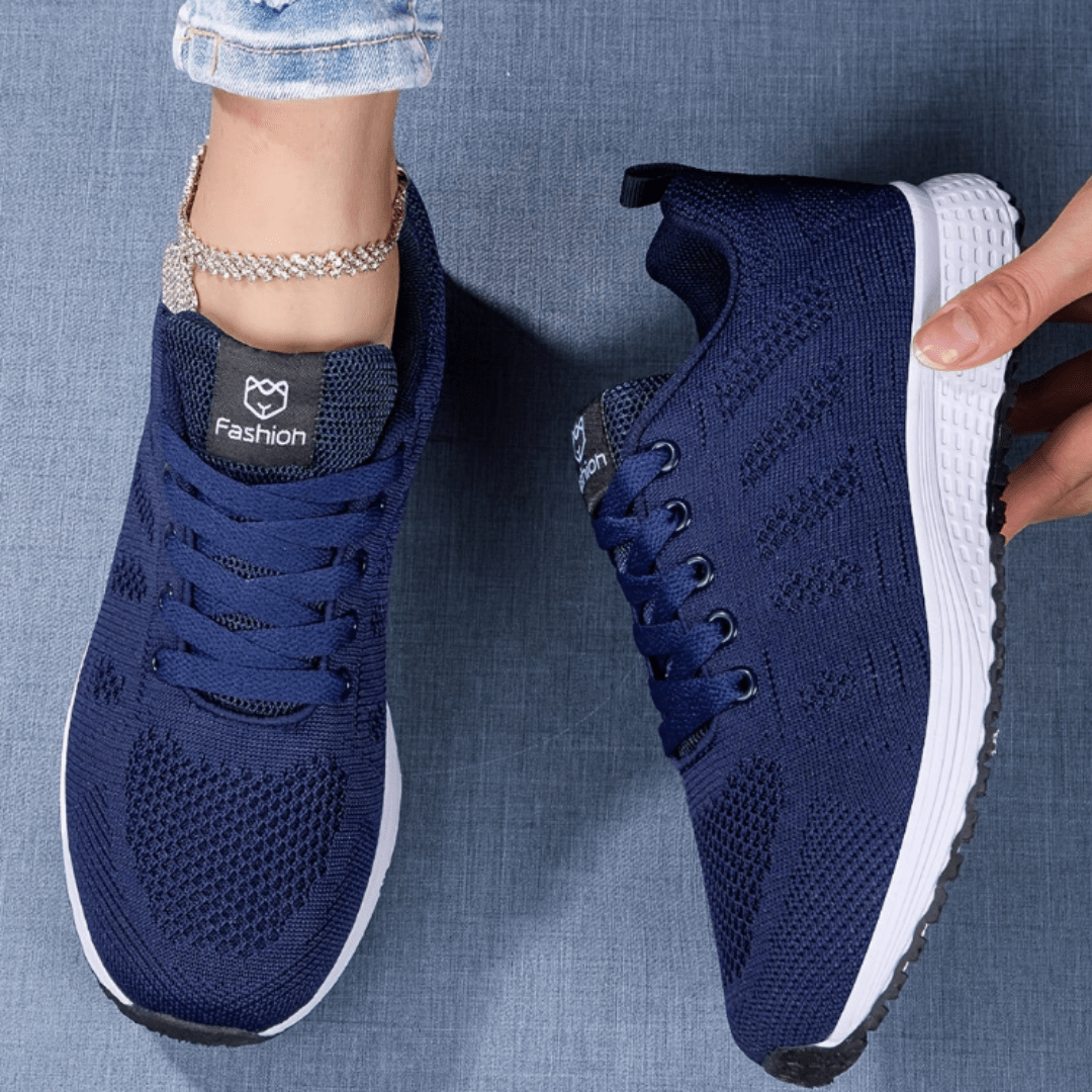 Atmungsaktive Schnür Sportschuhe Bequem und leicht Für Frauen