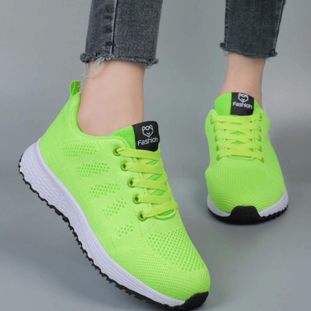Atmungsaktive Schnür Sportschuhe Bequem und leicht Für Frauen