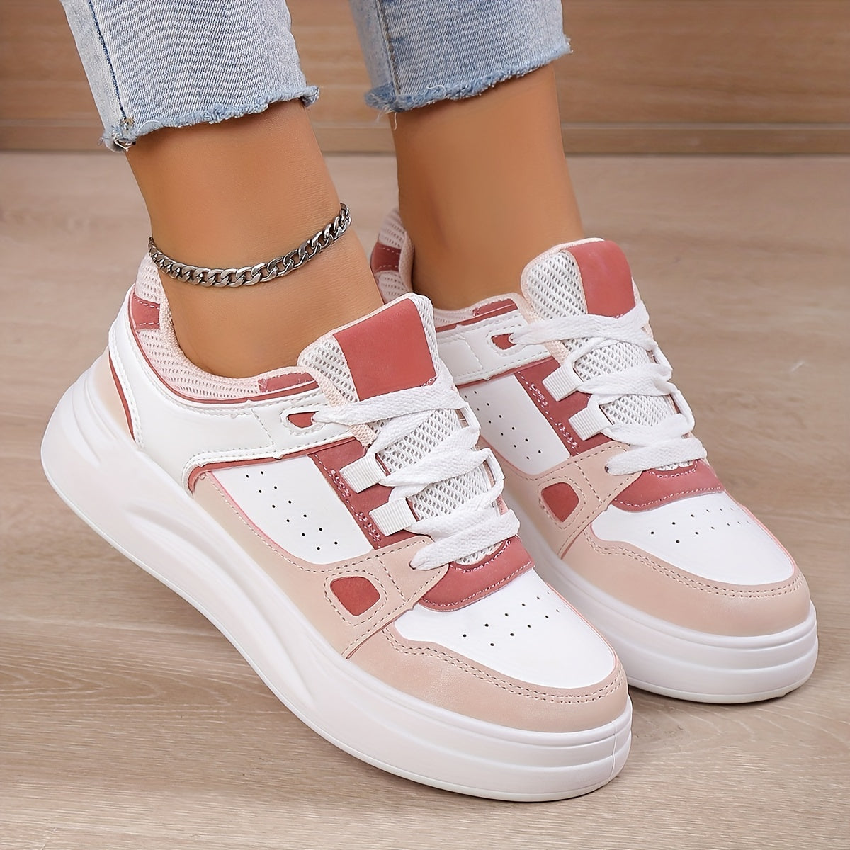 Lässige und Rutschfeste Sneaker Für Frauen