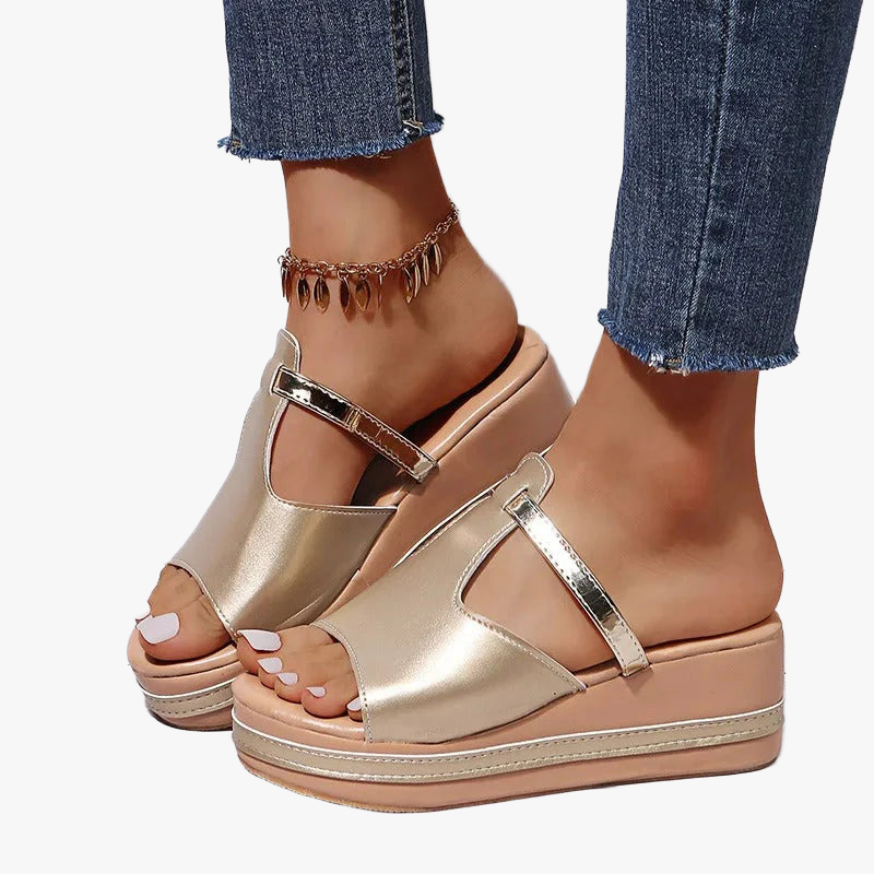 Elithra | Elegante Plateau-Sandalen Damen
