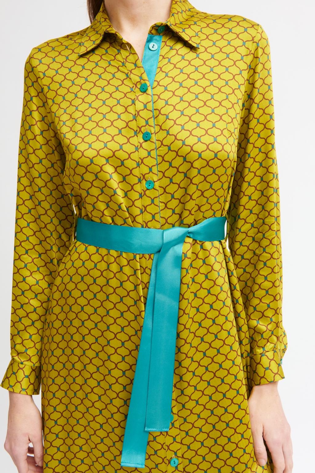 Alafair | Ockerfarbenes Kleid