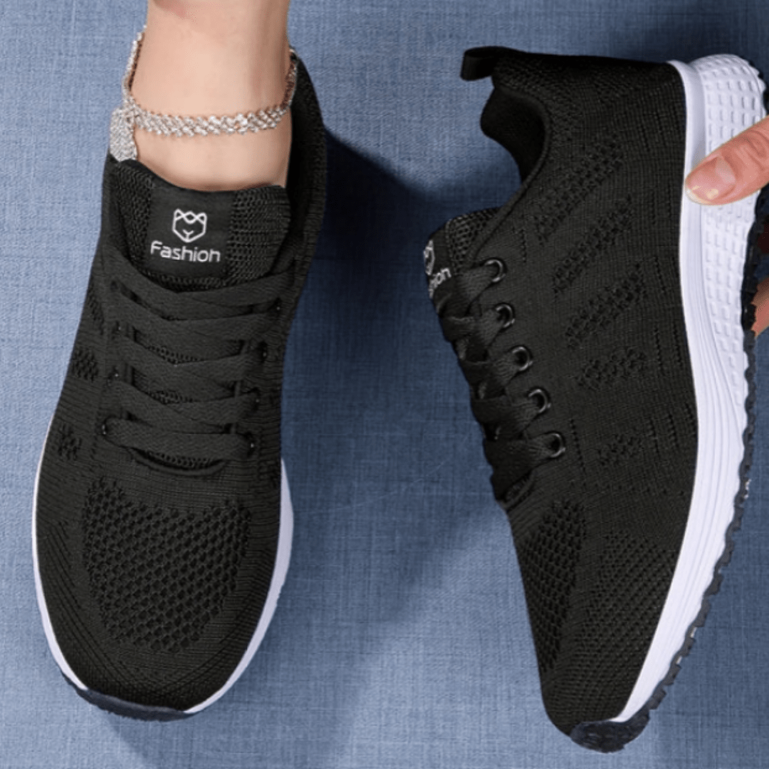 Atmungsaktive Schnür Sportschuhe Bequem und leicht Für Frauen