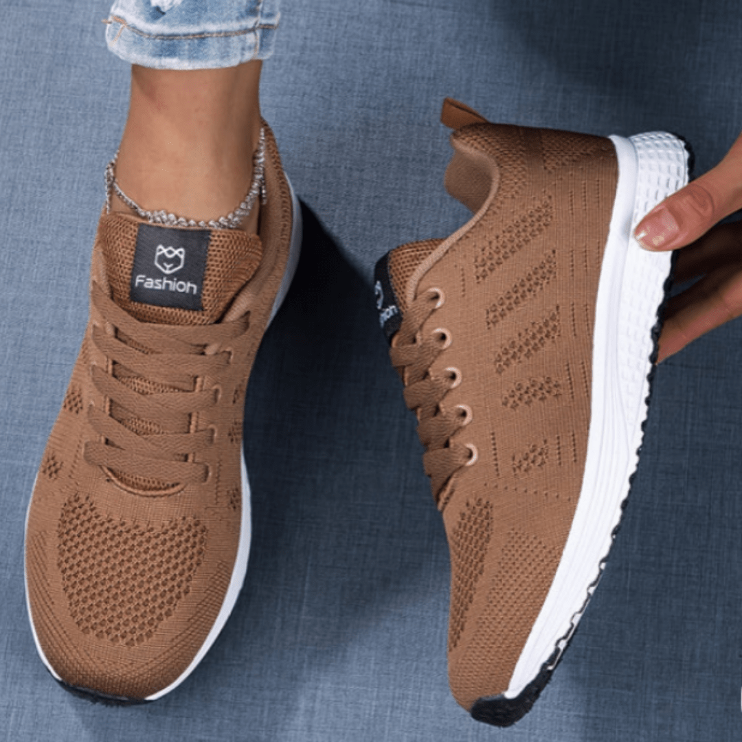 Atmungsaktive Schnür Sportschuhe Bequem und leicht Für Frauen