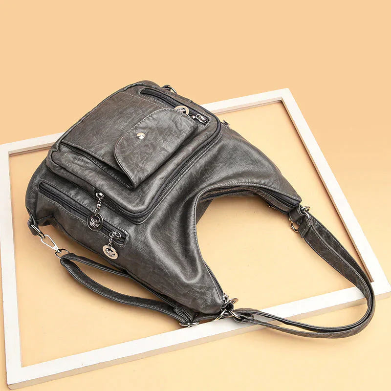 Chaia | Weiche Ledertasche mit großem Fassungsvermögen