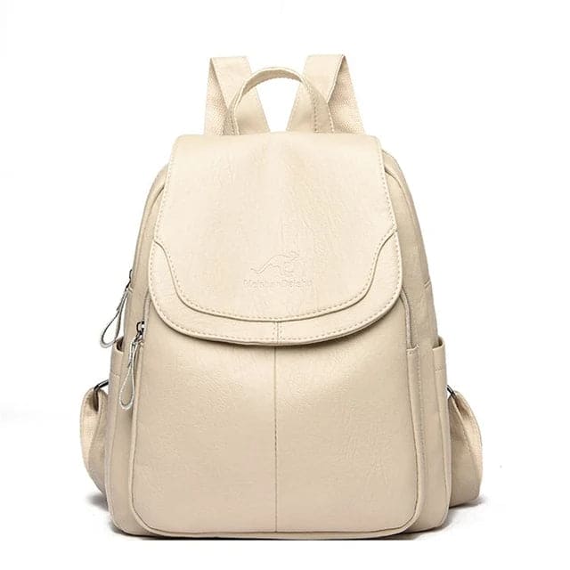Emorie | Diebstahlsicherer Leder-Rucksack
