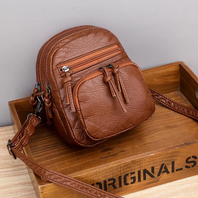 Heidie | Weiche Leder-Schultertasche