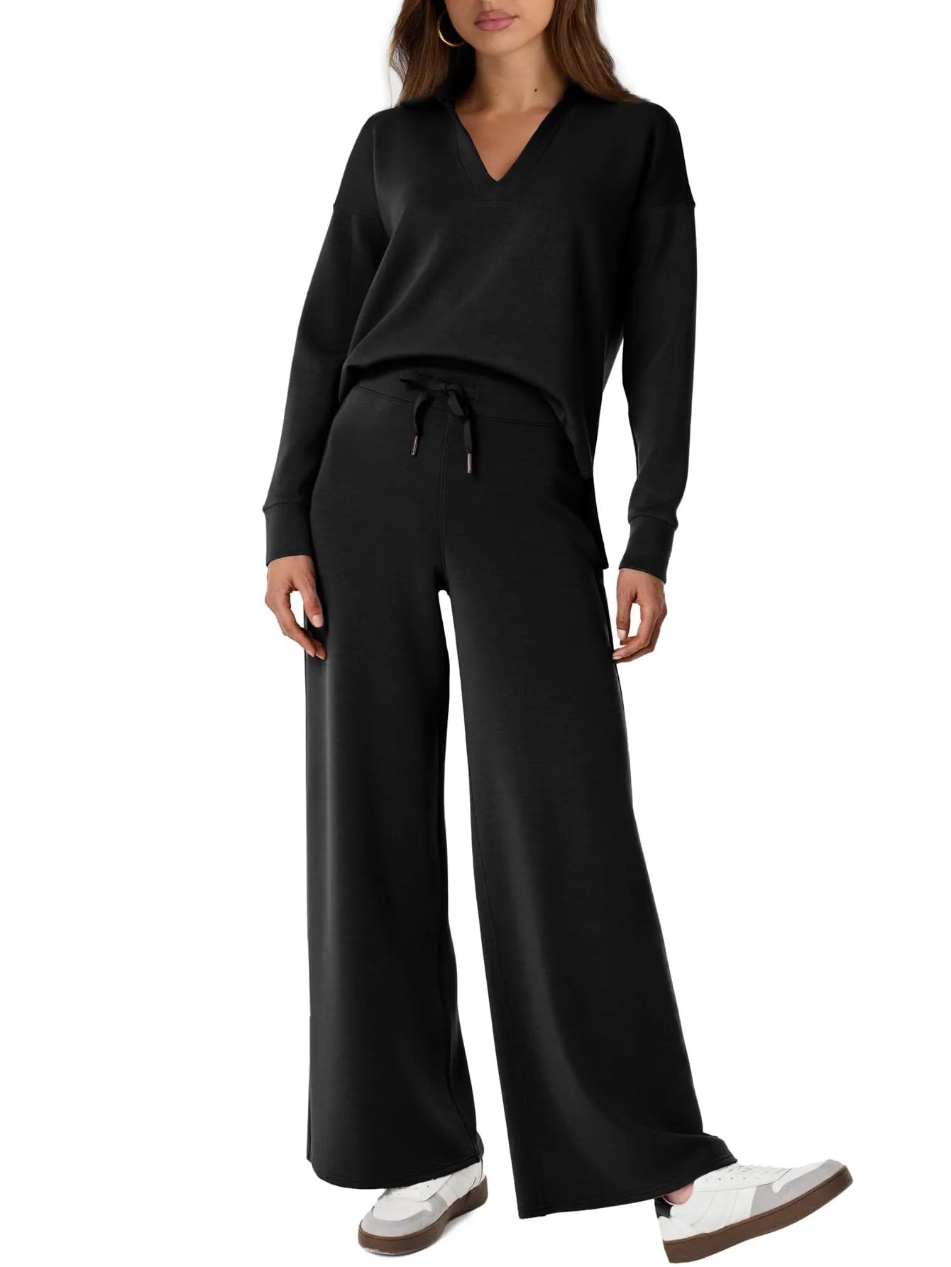 Damen Zweiteiler Set Langarm Hose Freizeit Outfit product image 17