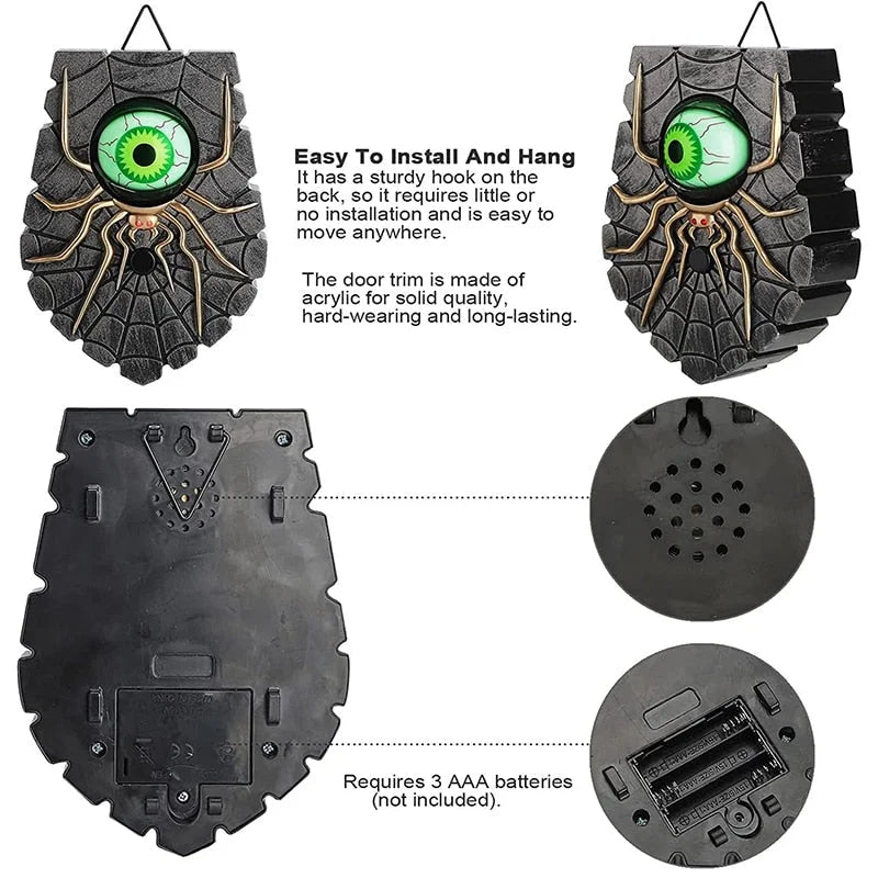 SpiderBell™ – Halloween Türklingel Spinne Effekt [50% Rabatt]