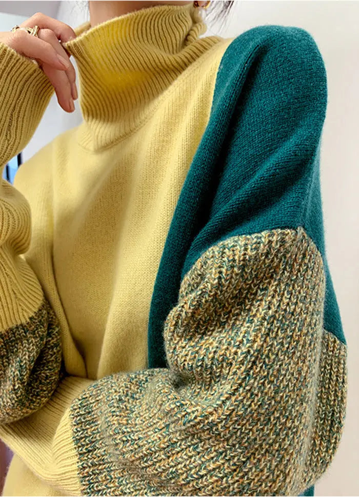 Gemütlicher Rollkragenpullover mit elegantem Sitz für Frauen