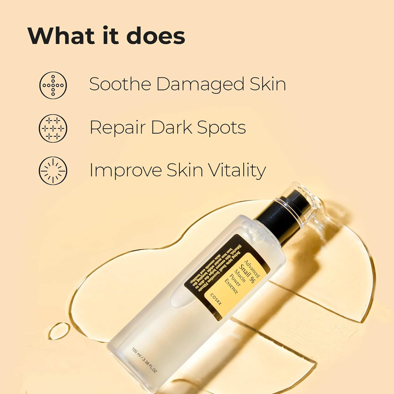 GlowFace™ – 96,3 % Schneckenschleim für Hautregeneration und intensive Feuchtigkeit [50% Rabatt]