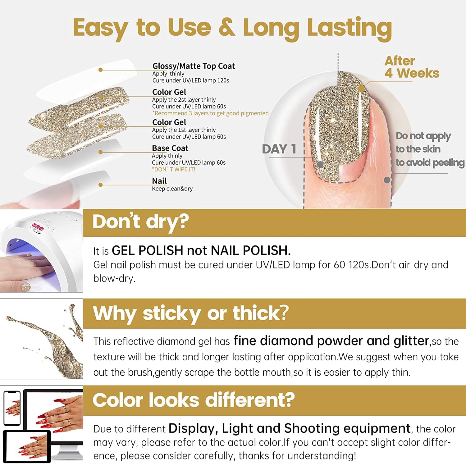 ShineLuxe™ – Strahlender Gel-Nagellack für langanhaltenden, selbstbewussten Auftritt [1 + 1 Gratis]