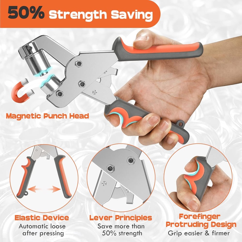 ClipNail™ – Vielseitig einsetzbar für Segel, Leder, Vorhänge & Taschen [50% Rabatt]