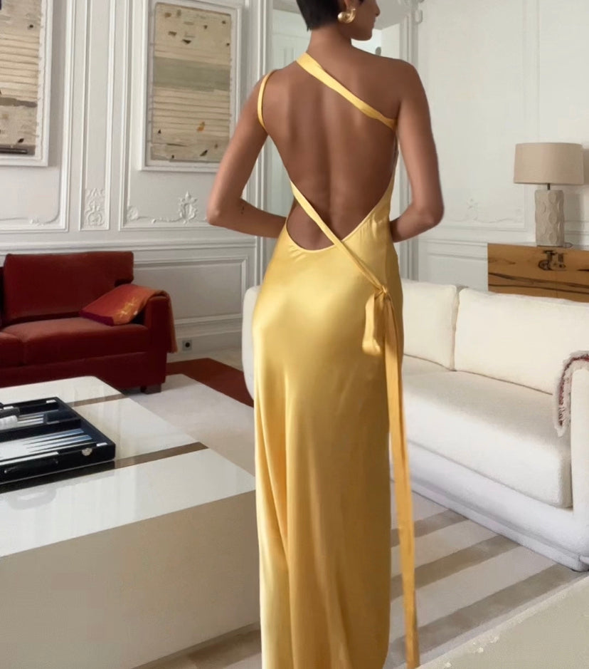 Off-Shoulder-Kleid Mit Schnürdetails Für Frauen