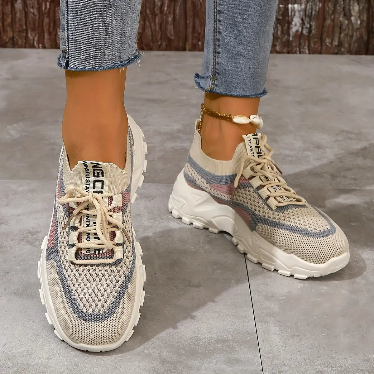 Atmungsaktive Mesh-Sneaker Für Frauen
