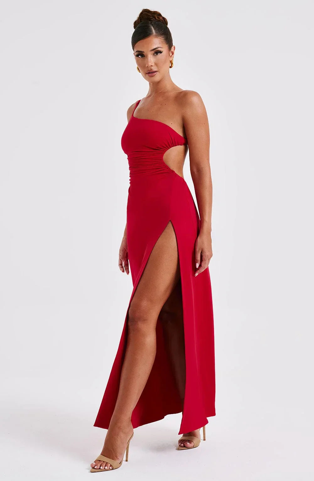 Fließendes elegantes Maxikleid mit entspannter Passform Für Frauen