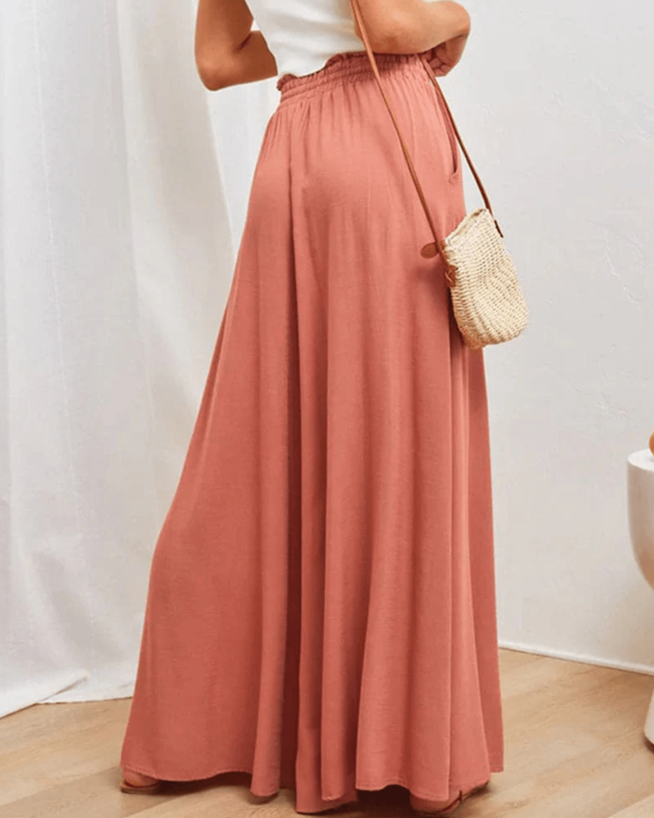 Stilvolle High-Waist Weitbein-Hose mit Komfort für Damen