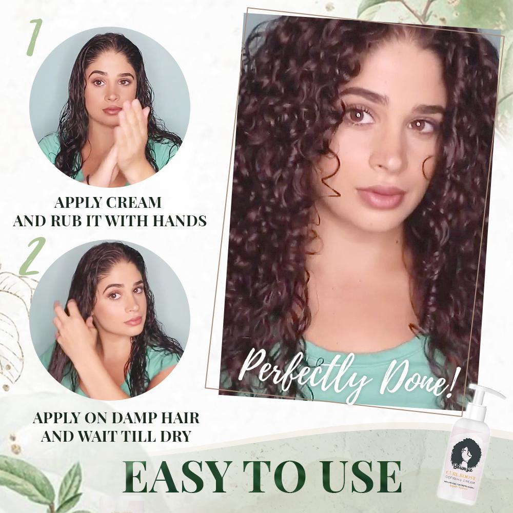 BouncyCurls™ – Verbessertes Volumen und geschmeidige Haarcreme für Locken [1 + 1 Gratis]