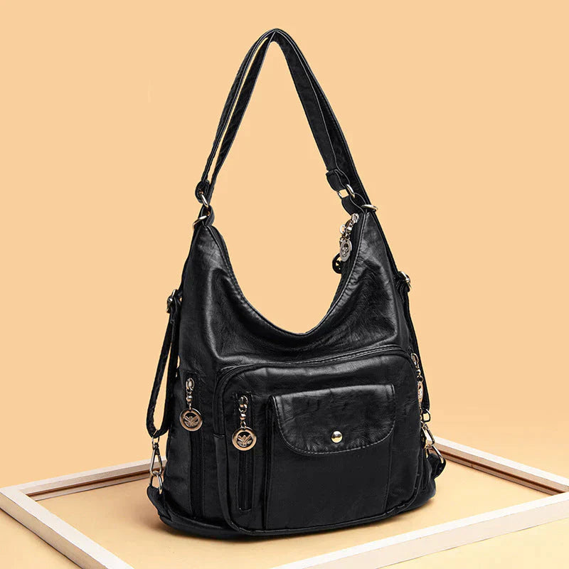 Chaia | Weiche Ledertasche mit großem Fassungsvermögen