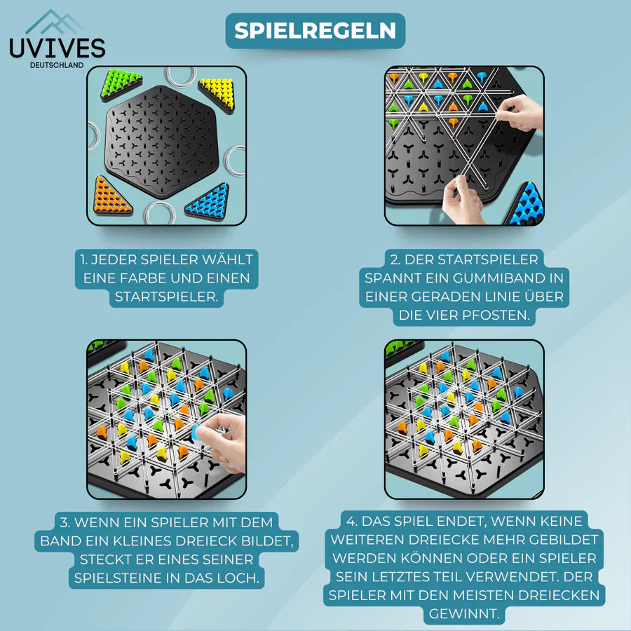 KnotLogic™ – Taktisches Ketten-Schachspiel im Dreiecksformat [50% Rabatt]