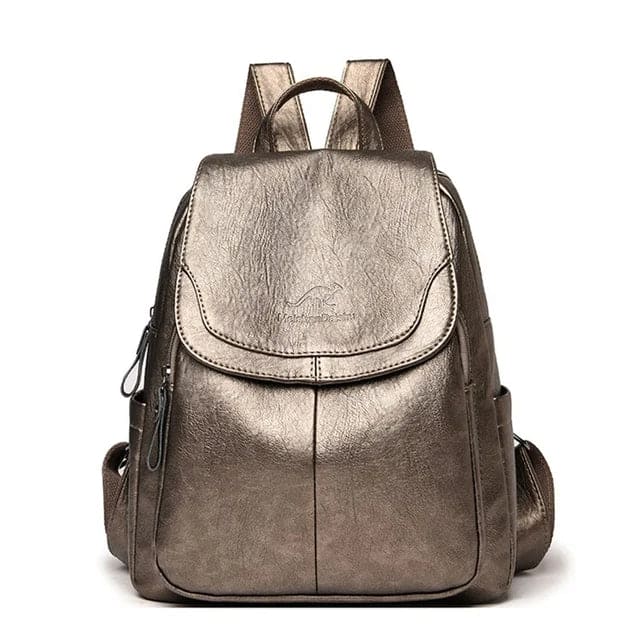 Emorie | Diebstahlsicherer Leder-Rucksack