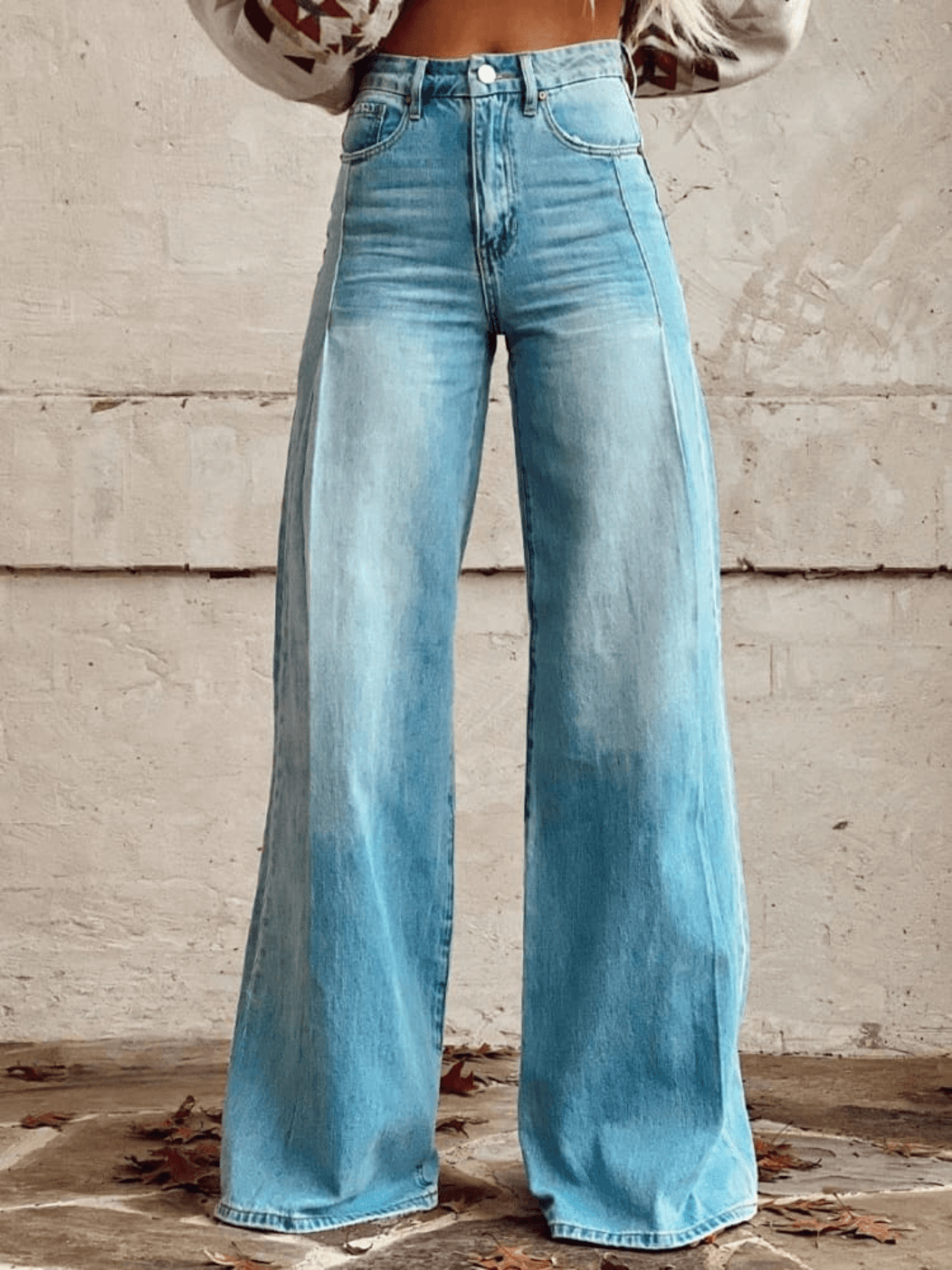 Klassische Weitbein Hose mit zeitlosem Stil für Damen