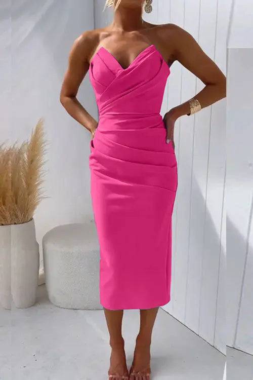 Elegantes Partykleid mit schmeichelnder Silhouette und leichtem Stoff für Frauen