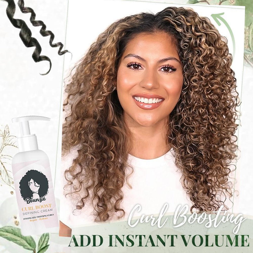 BouncyCurls™ – Verbessertes Volumen und geschmeidige Haarcreme für Locken [1 + 1 Gratis]