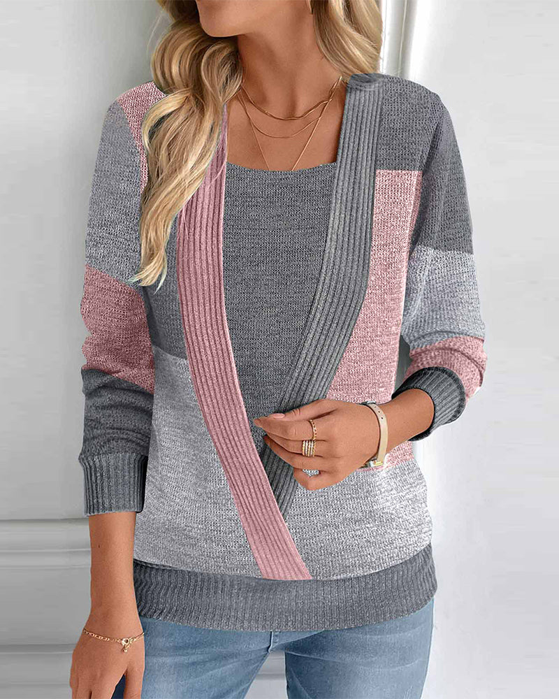 Strickpullover mit schmeichelhafter Passform Für Frauen