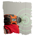 Bohrführung mit Laser für präzises Bohren Werkzeug product image 1