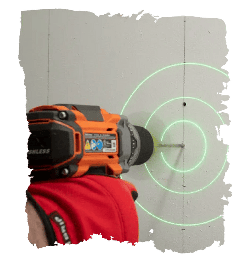 Bohrführung mit Laser für präzises Bohren Werkzeug product image 1