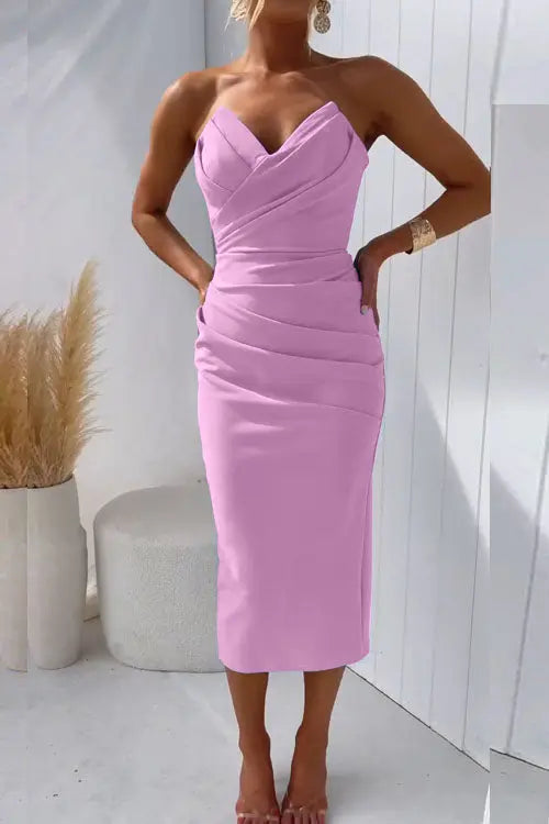 Elegantes Partykleid mit schmeichelnder Silhouette und leichtem Stoff für Frauen