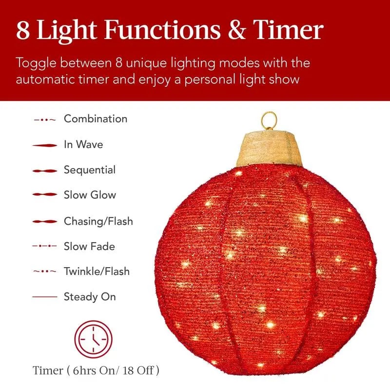 DekoBall™ – Flexibel einsetzbar mit 8 Lichtmodi und warmer Farbwahl [50 % Rabatt]