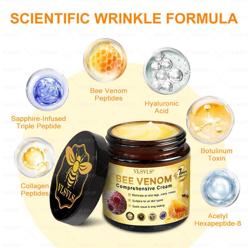 AgeGlow™ – Straffende Anti-Aging-Creme mit Bienengift-Peptiden [1 + 1 Gratis]