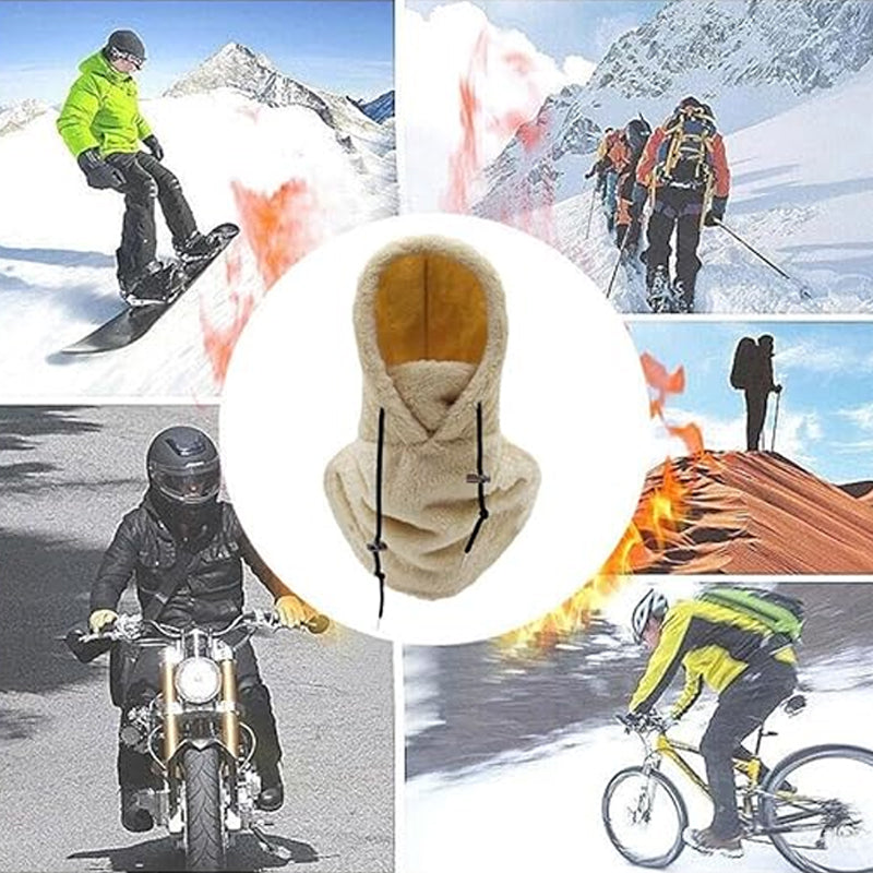 SkiMask™ – Skimaske mit kuscheliger Sherpa-Kapuze für besonders warme Wintertage [50% Rabatt]