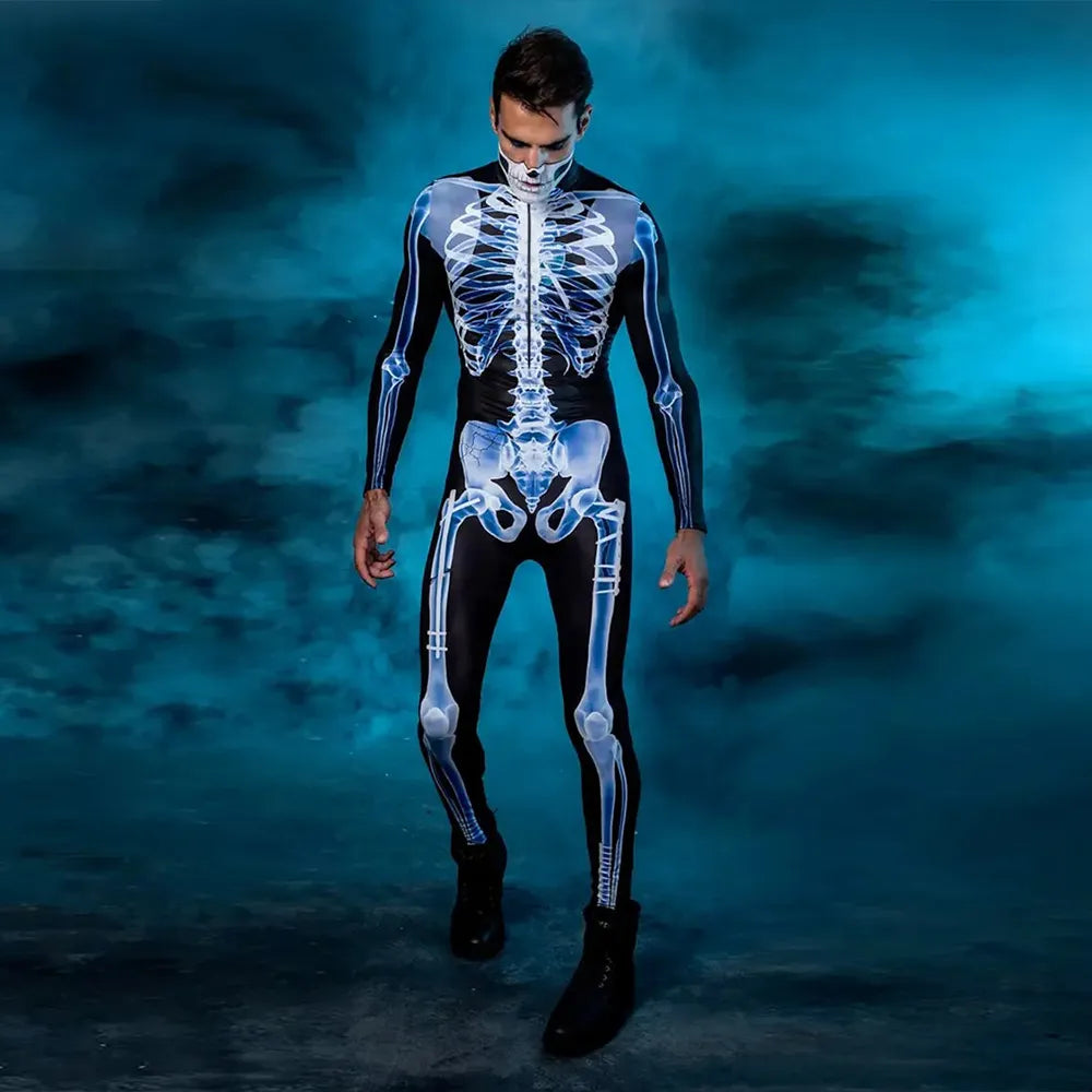 SkullSuit™ – Röntgen-Skelett-Kostüm Halloween Party [50% Rabatt]